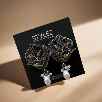 Floral Premium Oxidised Earrings