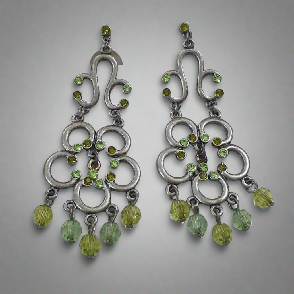 Chandeliers Oxidised Earrings