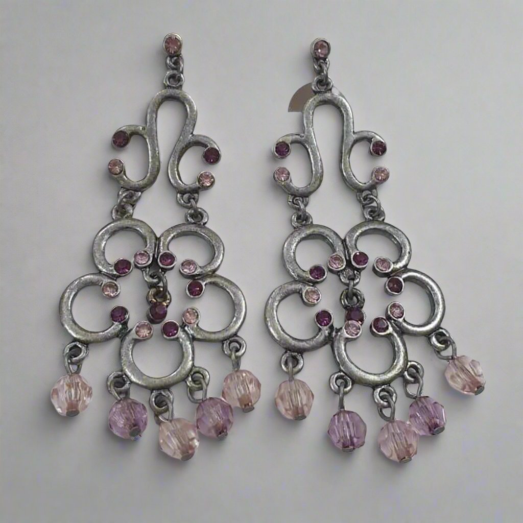 Chandeliers Oxidised Earrings