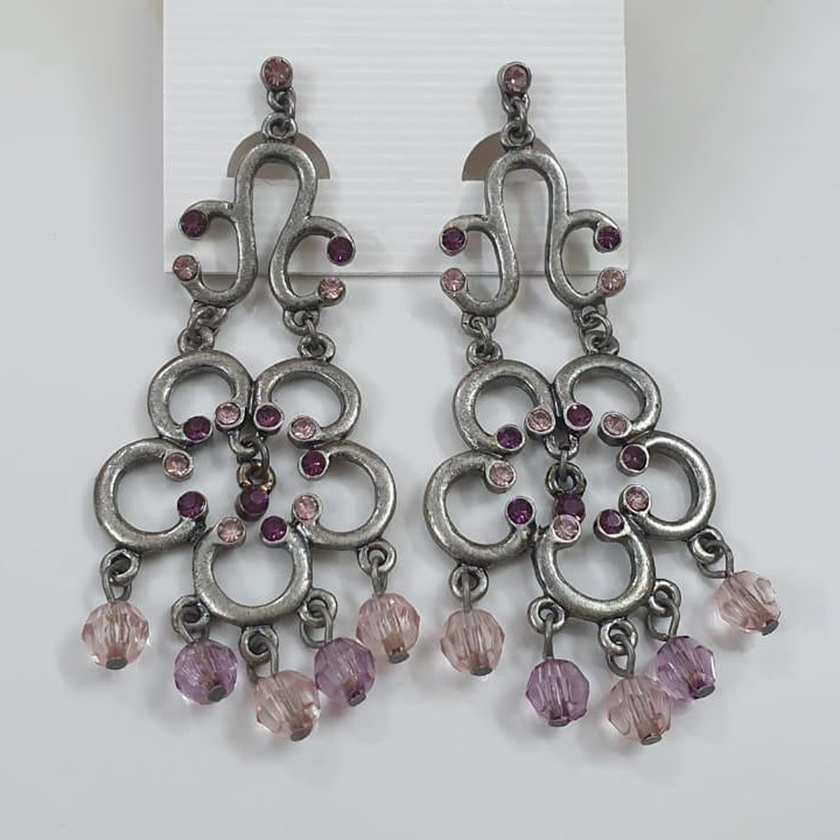 Chandeliers Oxidised Earrings