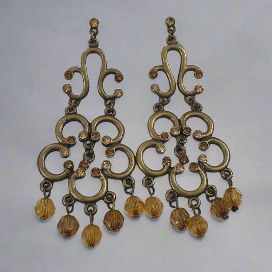 Chandeliers Oxidised Earrings