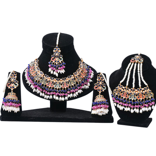 Nauratan Bridal Set With Jhumka Earrings