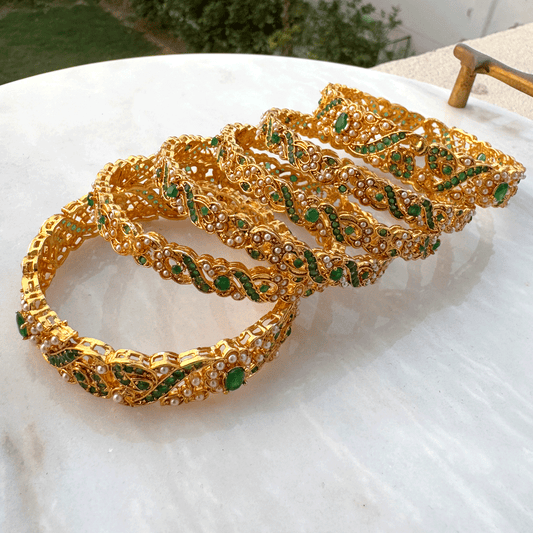 Pack Of 6 Elegant Indian Bangles