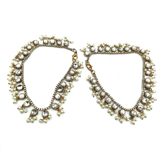 Furshi Kundan Anklets