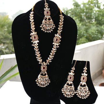 Elegant Kundan Party Wear Necklaces