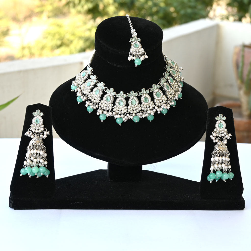 Sterling Kundan Party Wear Necklaces