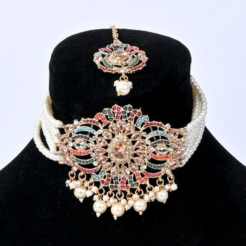 Nauratan Party Wear Necklace