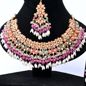 Nauratan Bridal Set With Jhumka Earrings