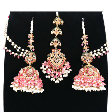 Vintage Charms Nauratan Jhumka Earrings