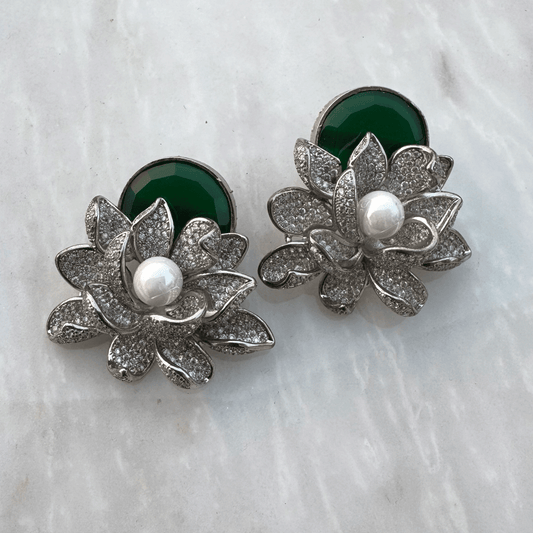 Antique Floral Party Wear Earrings