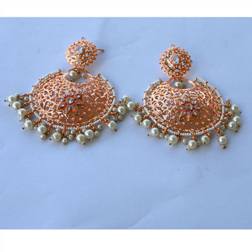 Pearl Party Wear Bali Earrings