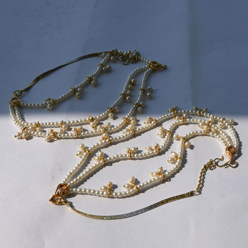 Furshi Pearls Anklets