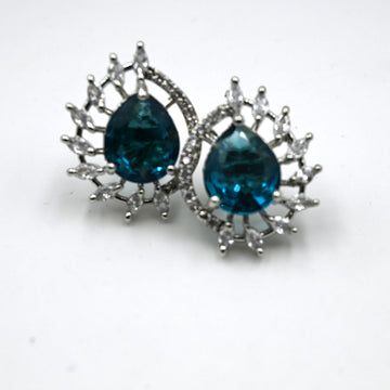 Emerald Zircon Earrings