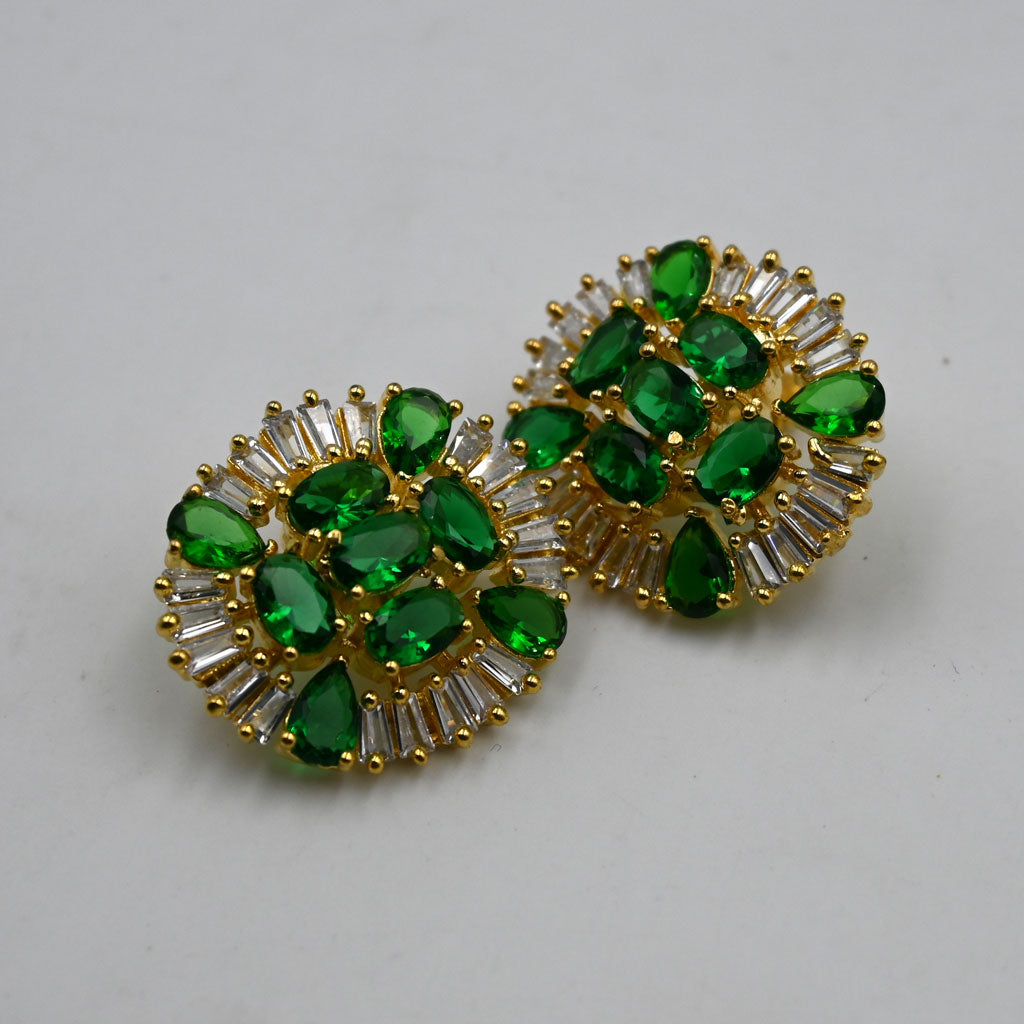 Round Studs Rajwadi Earrings