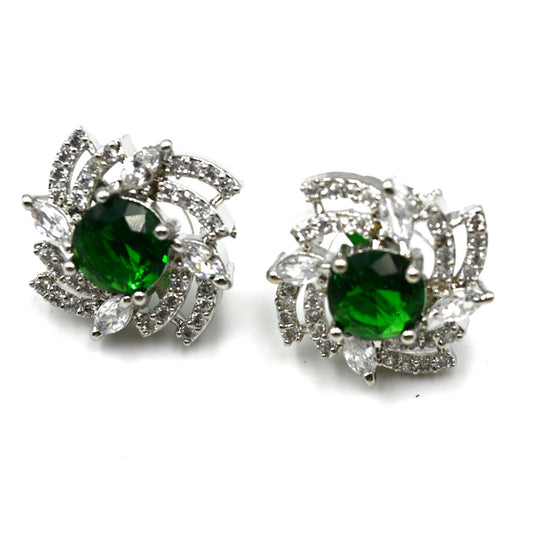 Ceylon Green Earrings