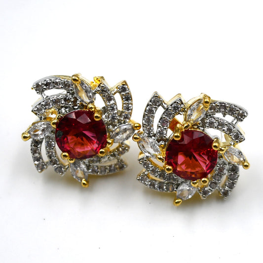 Ceylon Red  Earrings