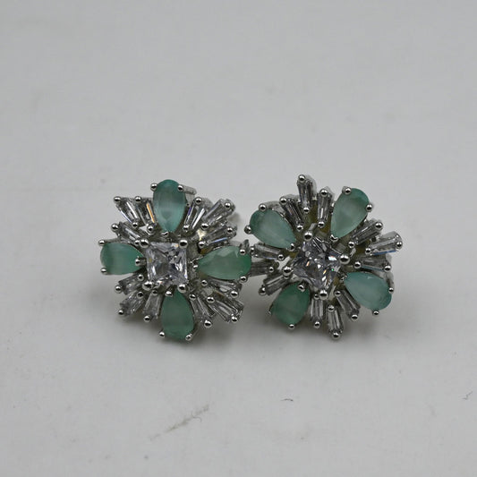 Frosty Zircon  Earrings