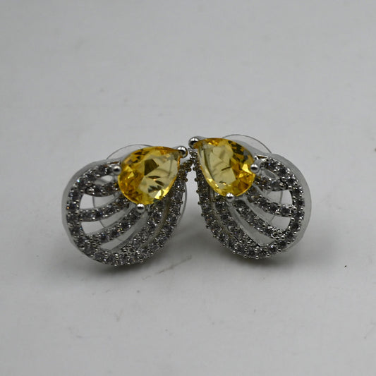 Blossom Beads Zircon Earrings