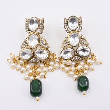 Ethnic Grace Kundan Earrings