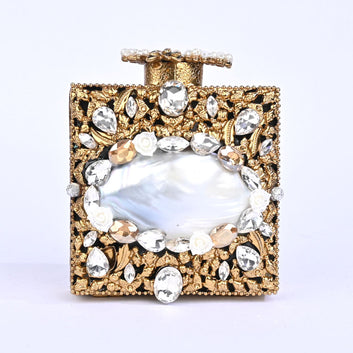 Gemstones Loaded Small Bridal Clutch