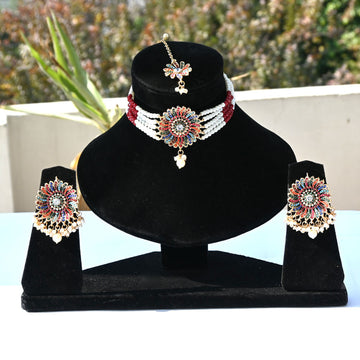 Designer Multistring Kundan Floral Necklaces