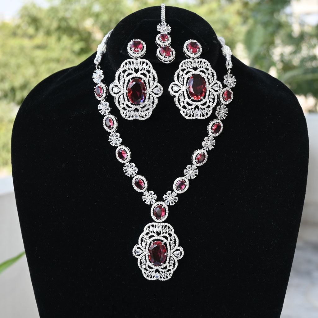 Exquisite Crystal Party Wear Necklaces