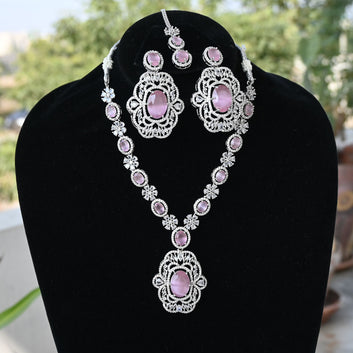 Exquisite Crystal Party Wear Necklaces