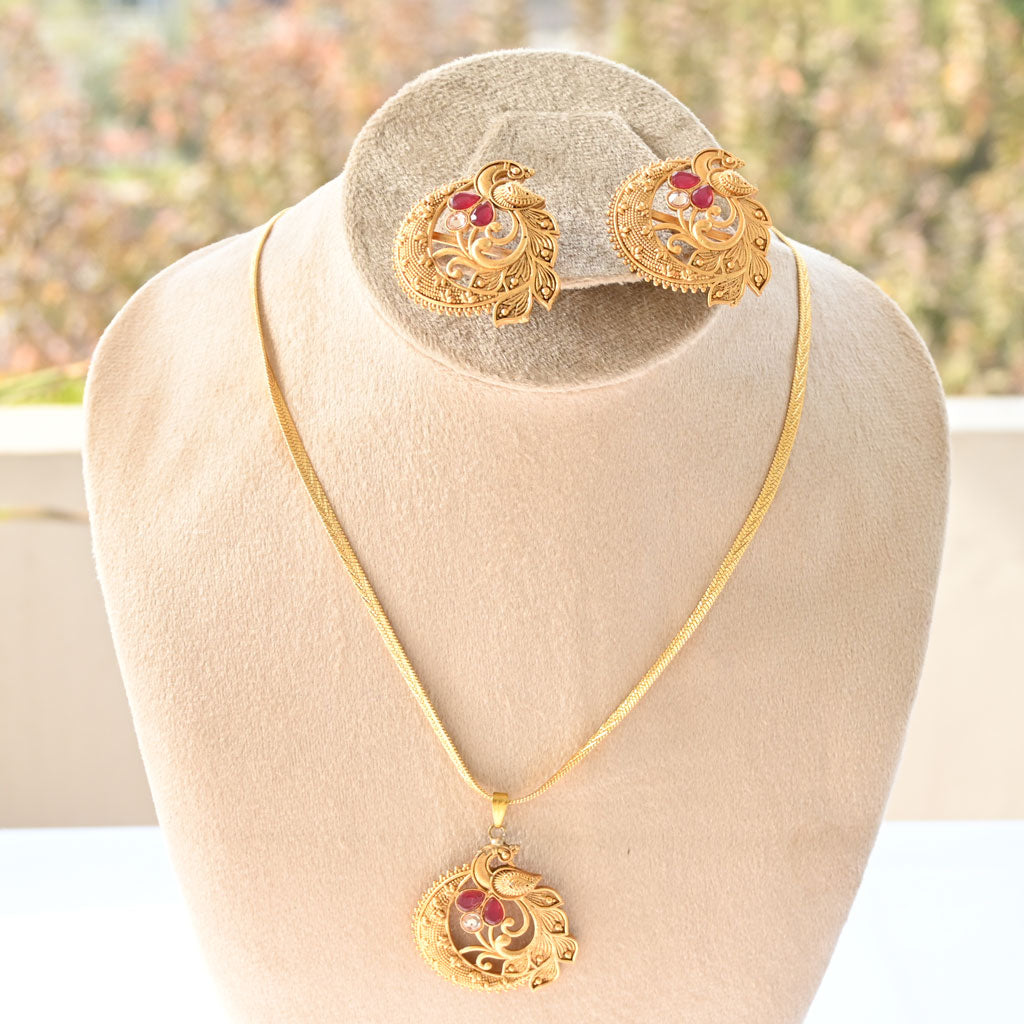 Floral Rajwadi Necklace