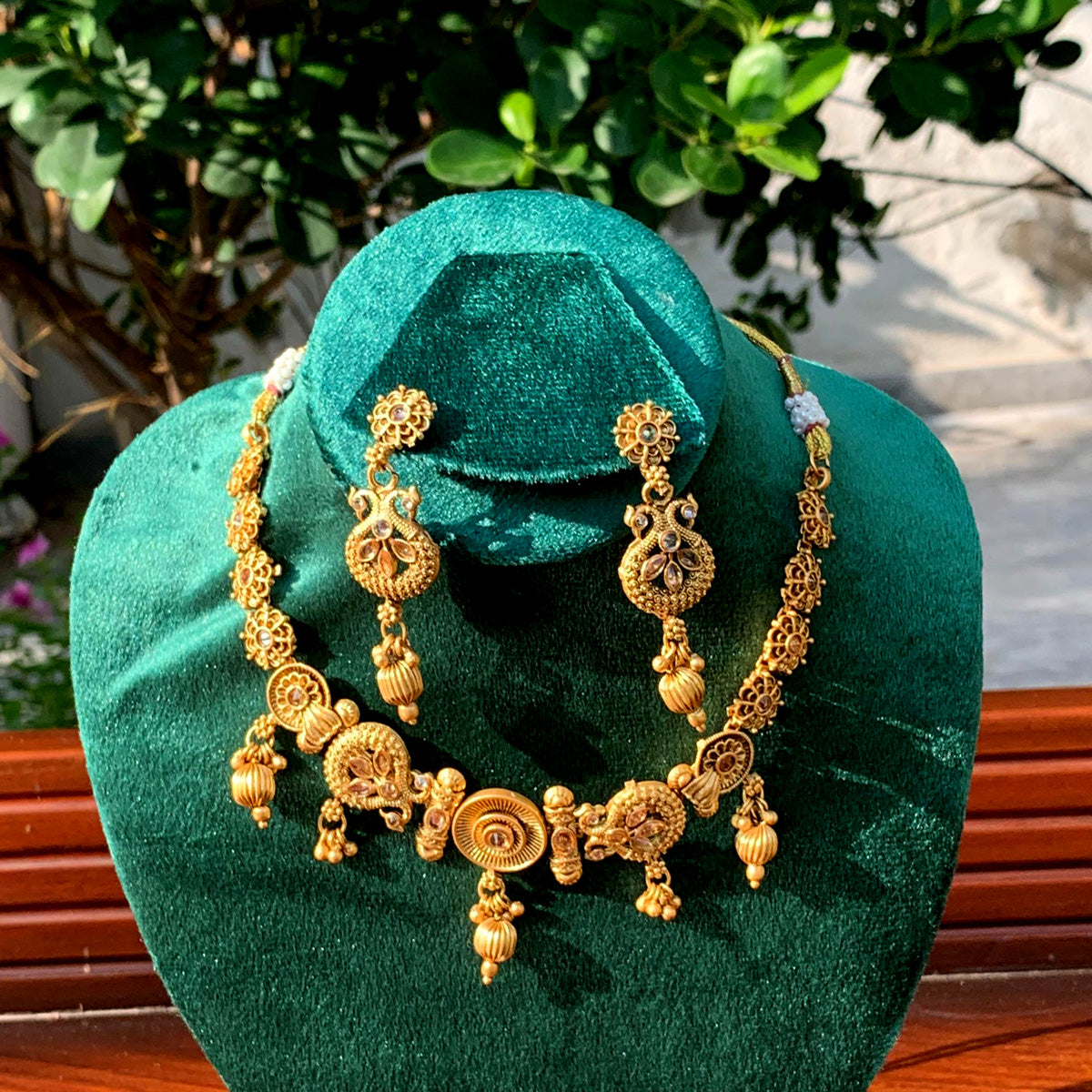 Emmeline Rajwadi Necklace & Earrings Set