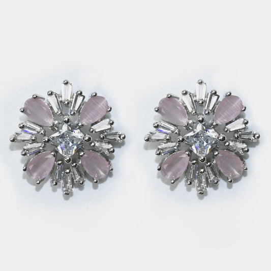 Frosty Zircon  Earrings