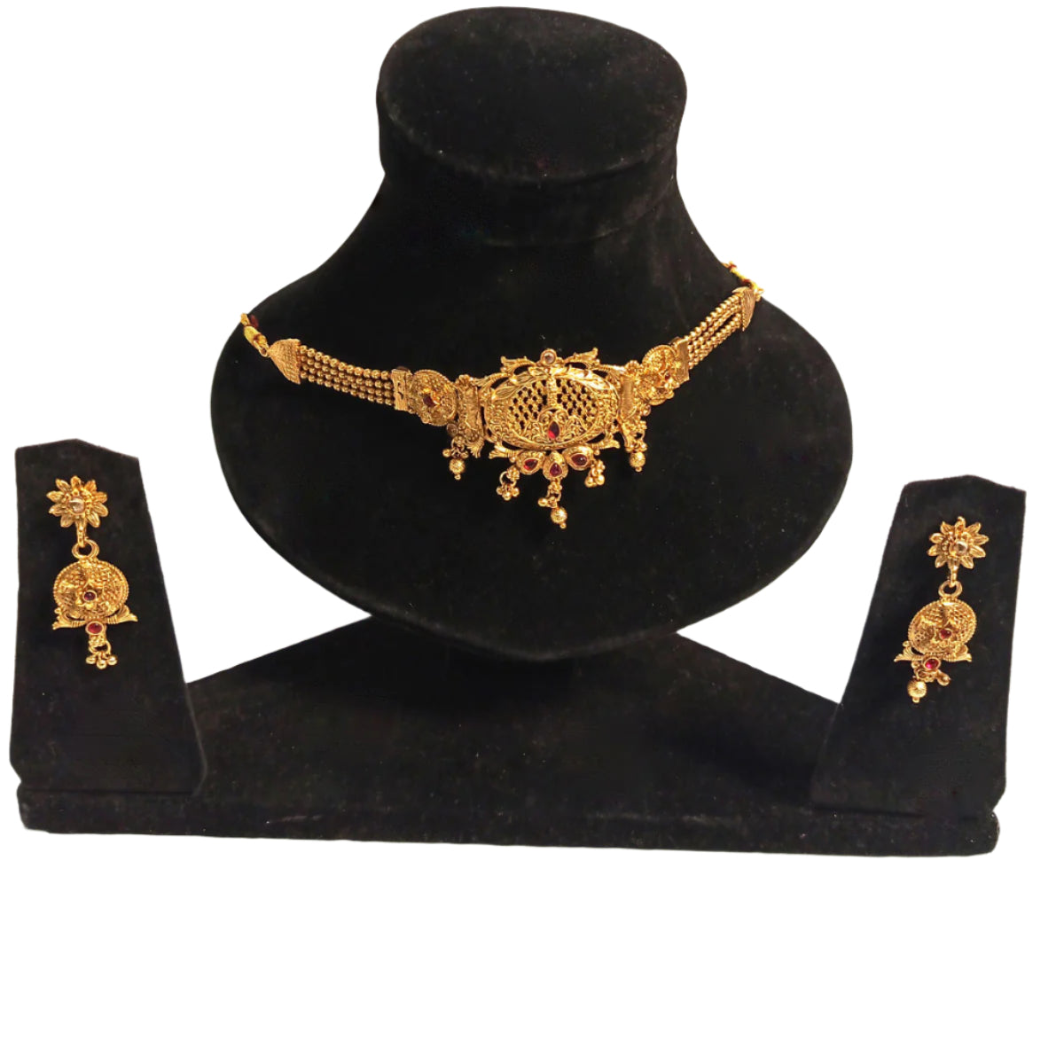 Regal Grace Rajwadi Necklace