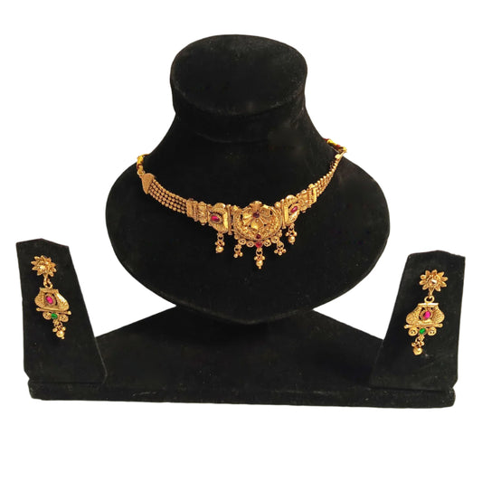 Regal Grace Rajwadi Necklace