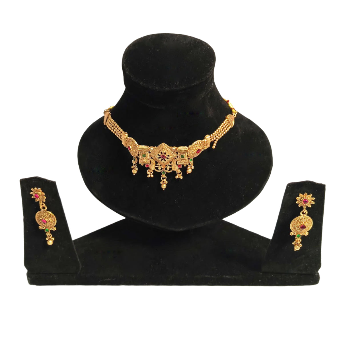 Regal Grace Rajwadi Necklace