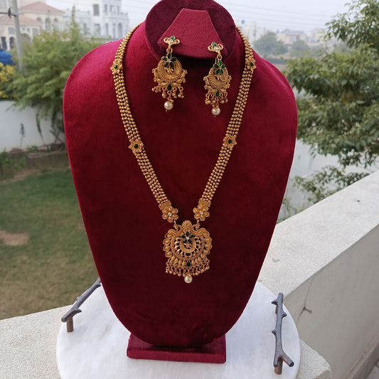 Exquisite Rajwadi Mala Set