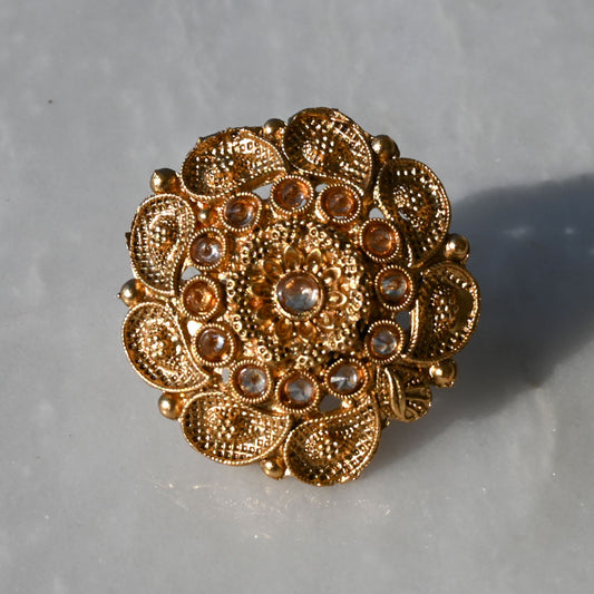 Sparkling Rajwadi Fancy Ring