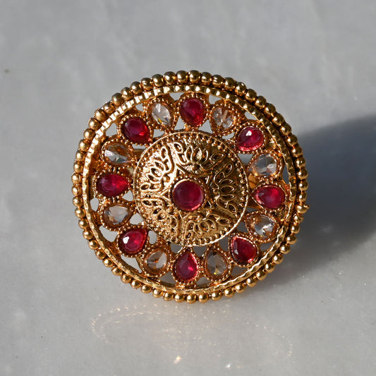 Elegant Rajwadi Fancy Ring