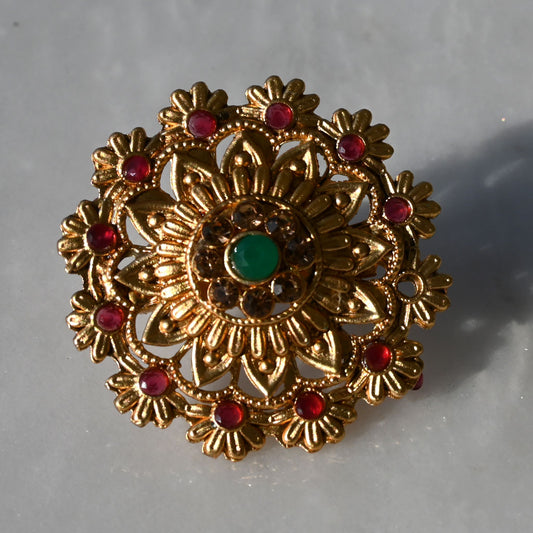 Ruby Rajwadi Ring