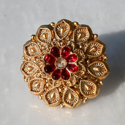 Elegant Polki Stones Ring
