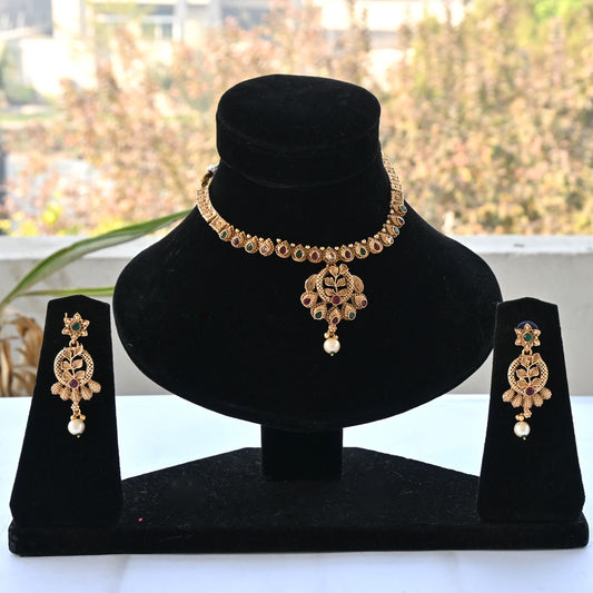 Splendid Style Rajwadi Necklace