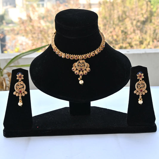 Splendid Style Rajwadi Necklace