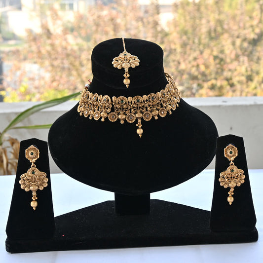 Unique  Indian Rajwadi Necklace
