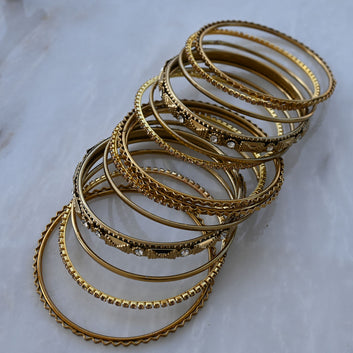 Indian Golden Metal Bangles