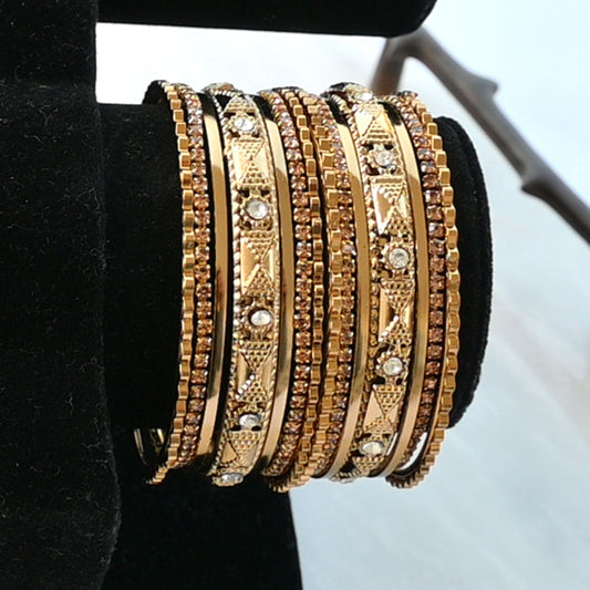 Indian Golden Metal Bangles