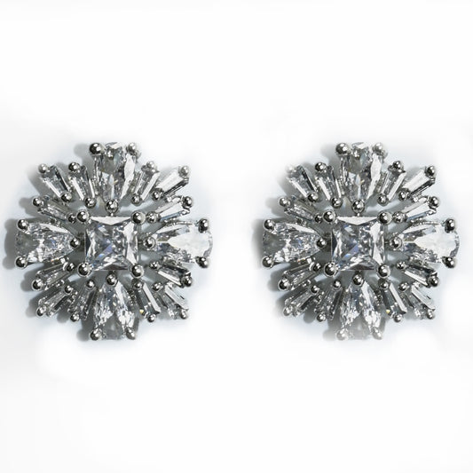 Frosty Zircon  Earrings