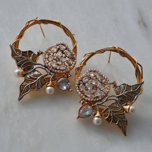 Sparkling Chand Bali Earrings