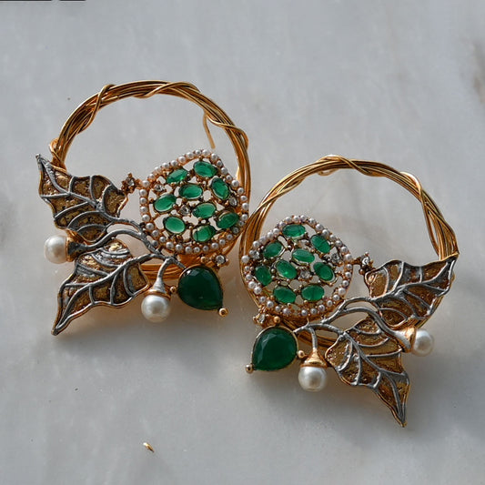 Sparkling Chand Bali Earrings