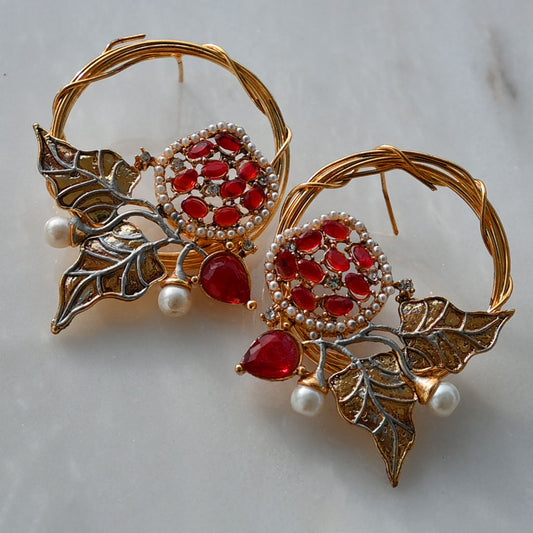 Sparkling Chand Bali Earrings
