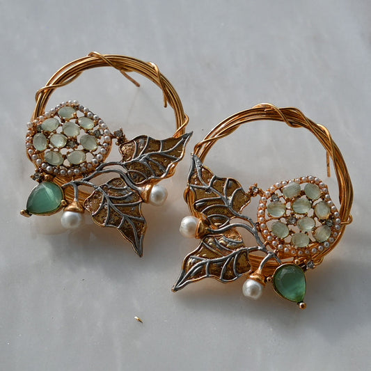 Sparkling Chand Bali Earrings
