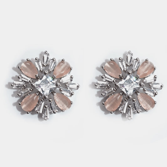 Frosty Zircon  Earrings