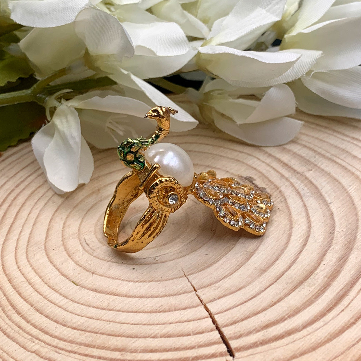 Indian Peacock Ring